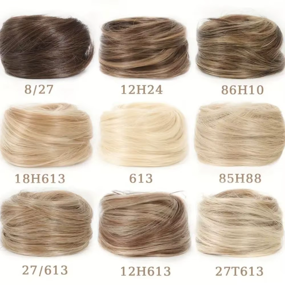 Chignon synthétique élégant et désordre