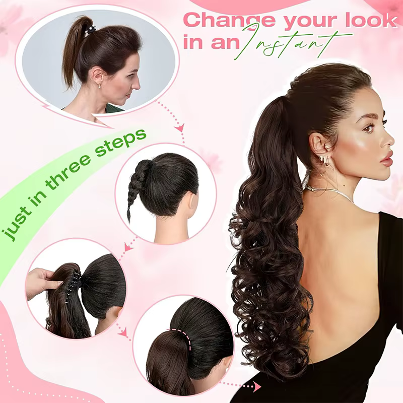 Extensions de queue de cheval 30 ''Claw Clip