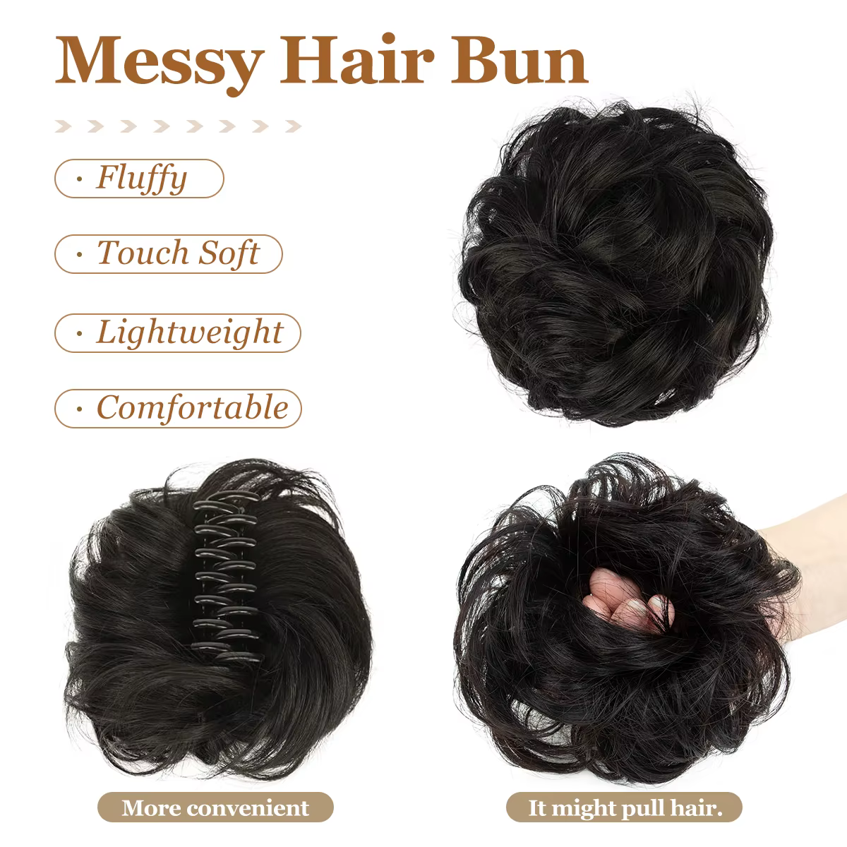 Extensions de cheveux élégantes pour femmes