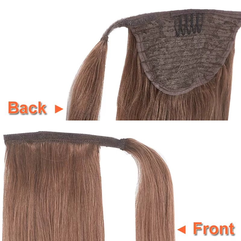 Extensions de cheveux humains à clipser pour femmes