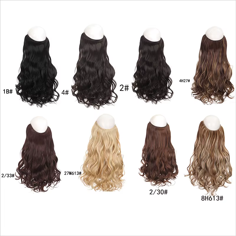 Extension de cheveux synthétiques longs pour femmes