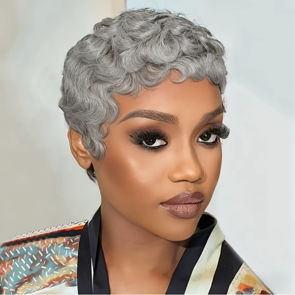 Perruque de cheveux humains Remy-perruque entièrement faite à la machine