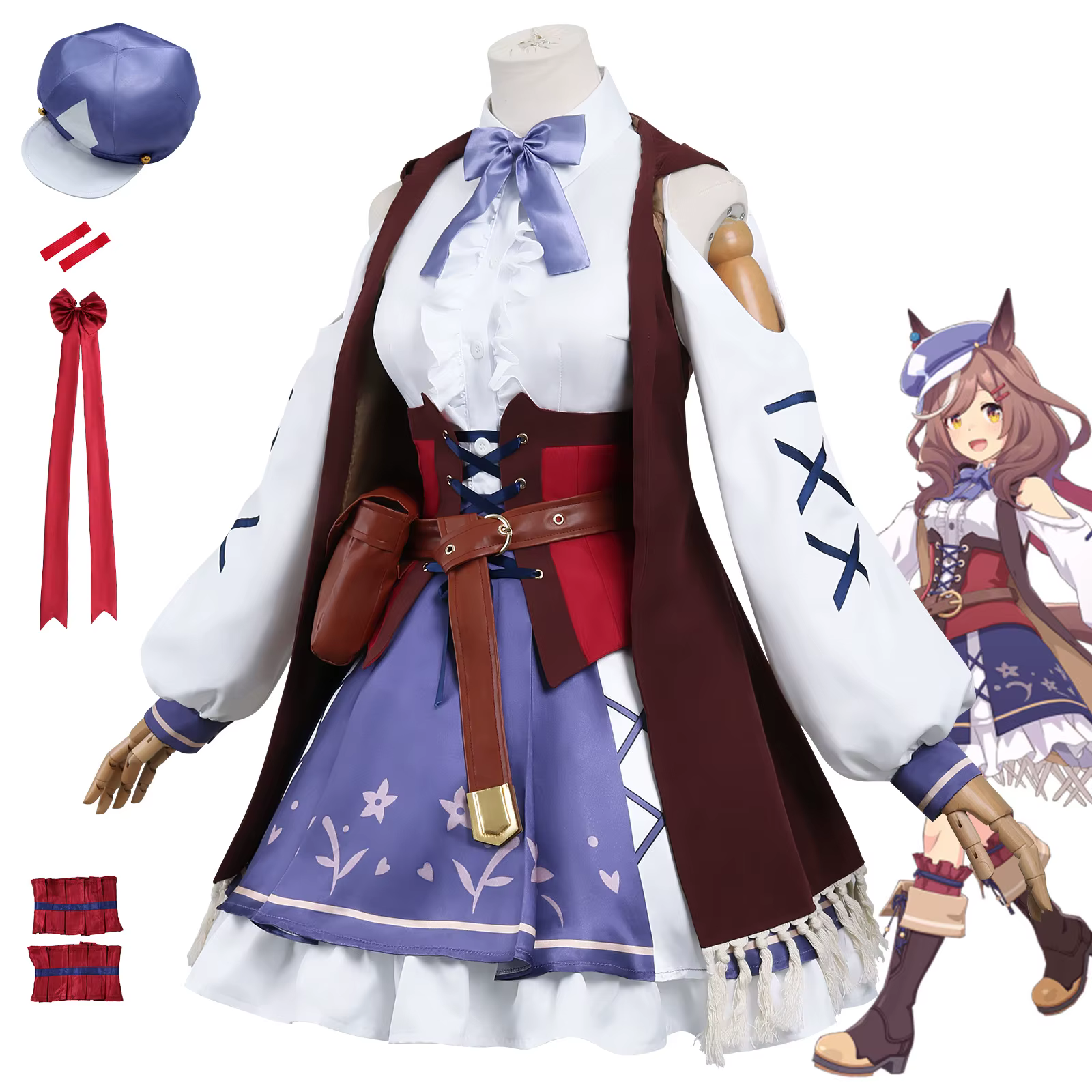 Matikanetannhauser Cosplay Costume joli Derby carnaval uniforme perruque Anime Halloween Costumes hommes jeu personnage tenues