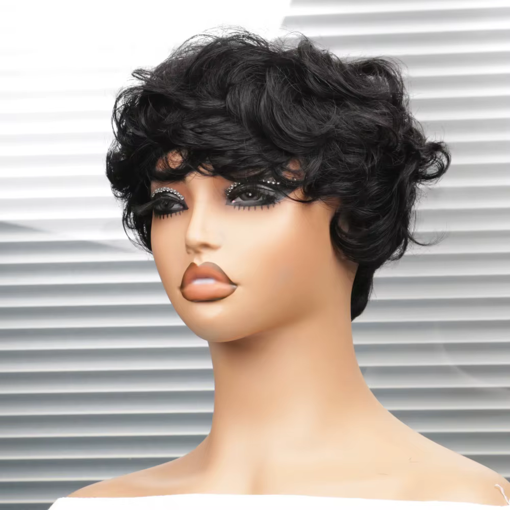 Perruque courte coupe pixie