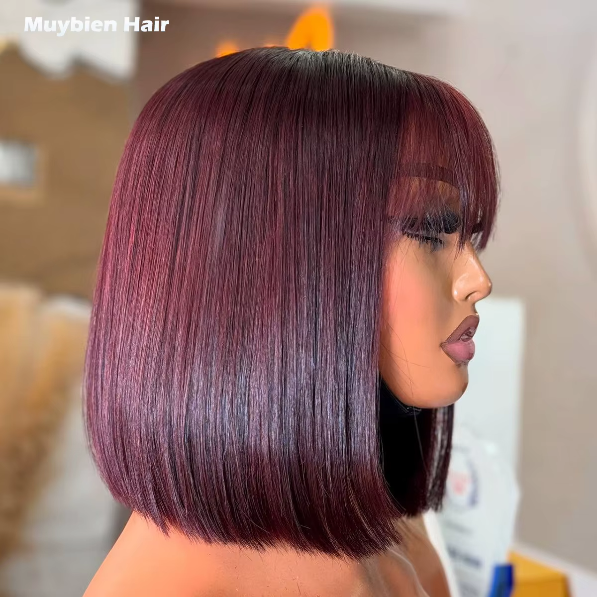 Perruque Lace Front sans colle