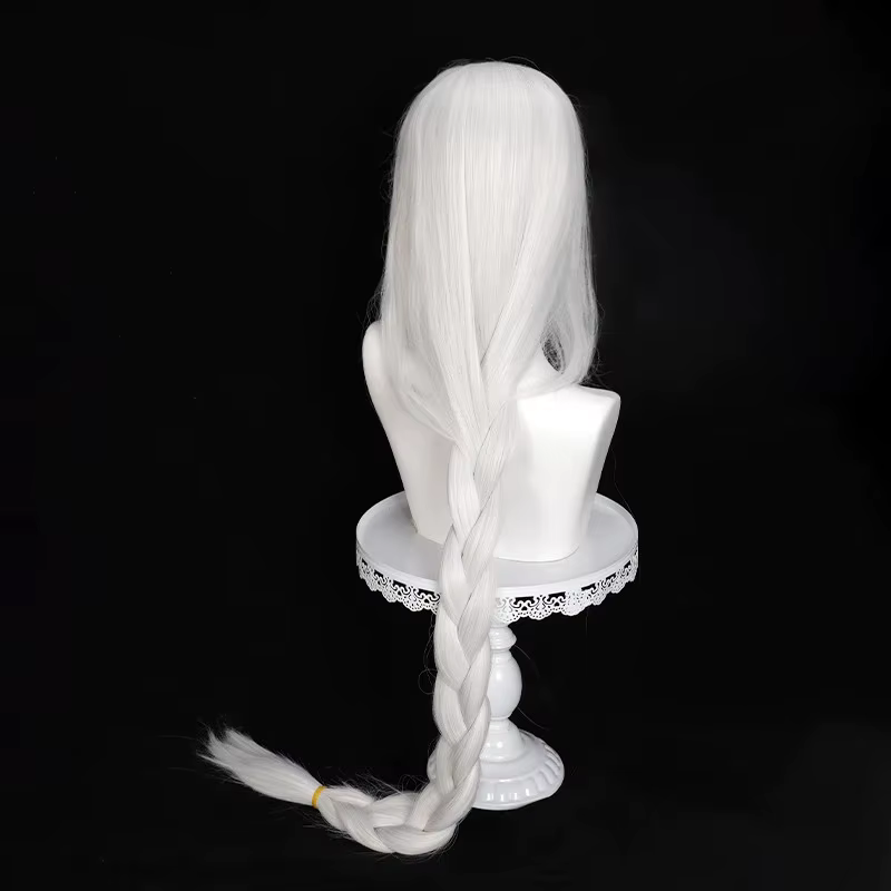 Reine perruque Anime TO BE HERO X Cosplay femmes 100 cm cheveux blancs