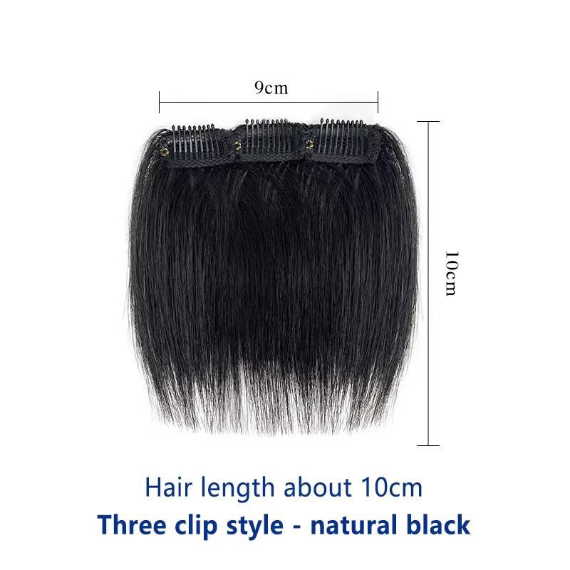 Frange de cheveux pour hommes avec clips