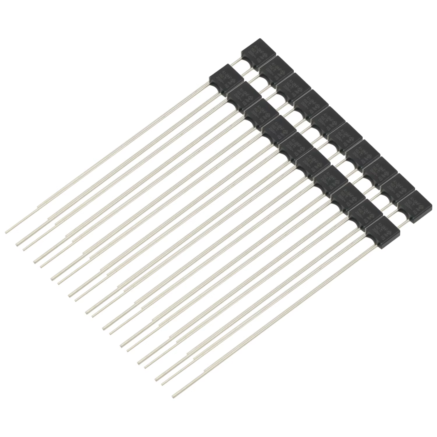 10 pièces fusible thermique coupure TF 102 ℃ 102 degrés 250V 3A A1-3A-F