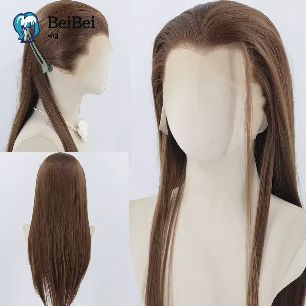 Perruque Lace Wig synthétique 13*4 pour Cosplay