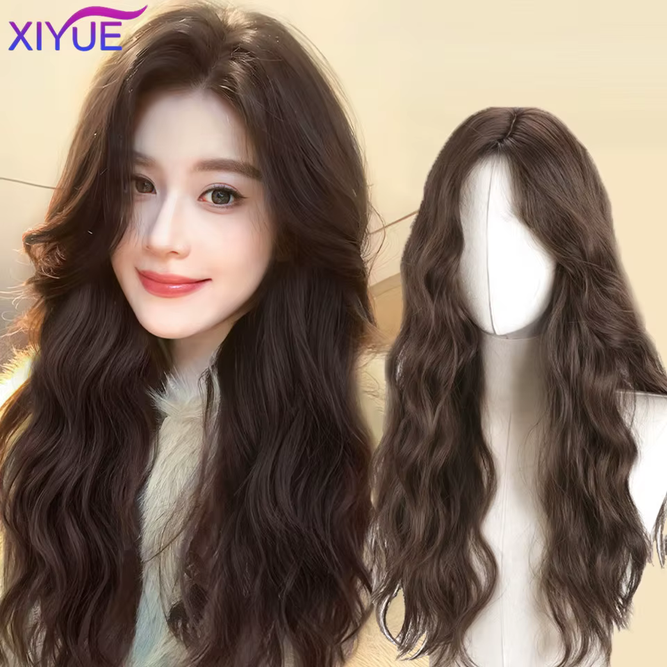 XUTYE perruque cheveux longs pour femmes ensemble de tête complète