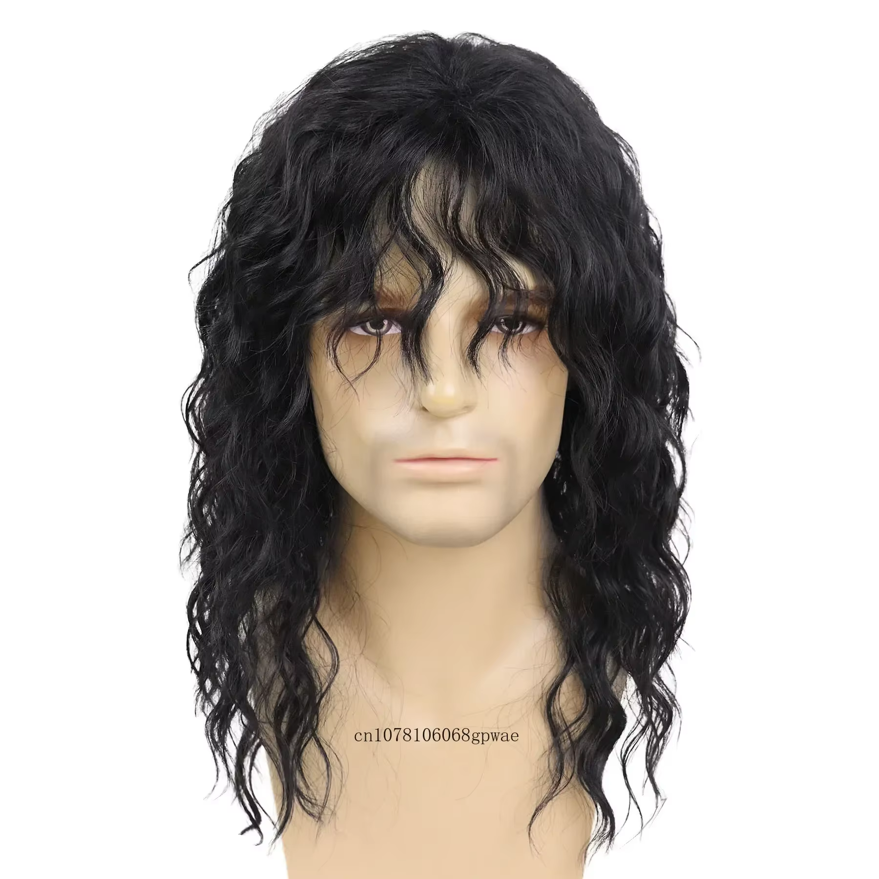 Perruques noires pour hommes