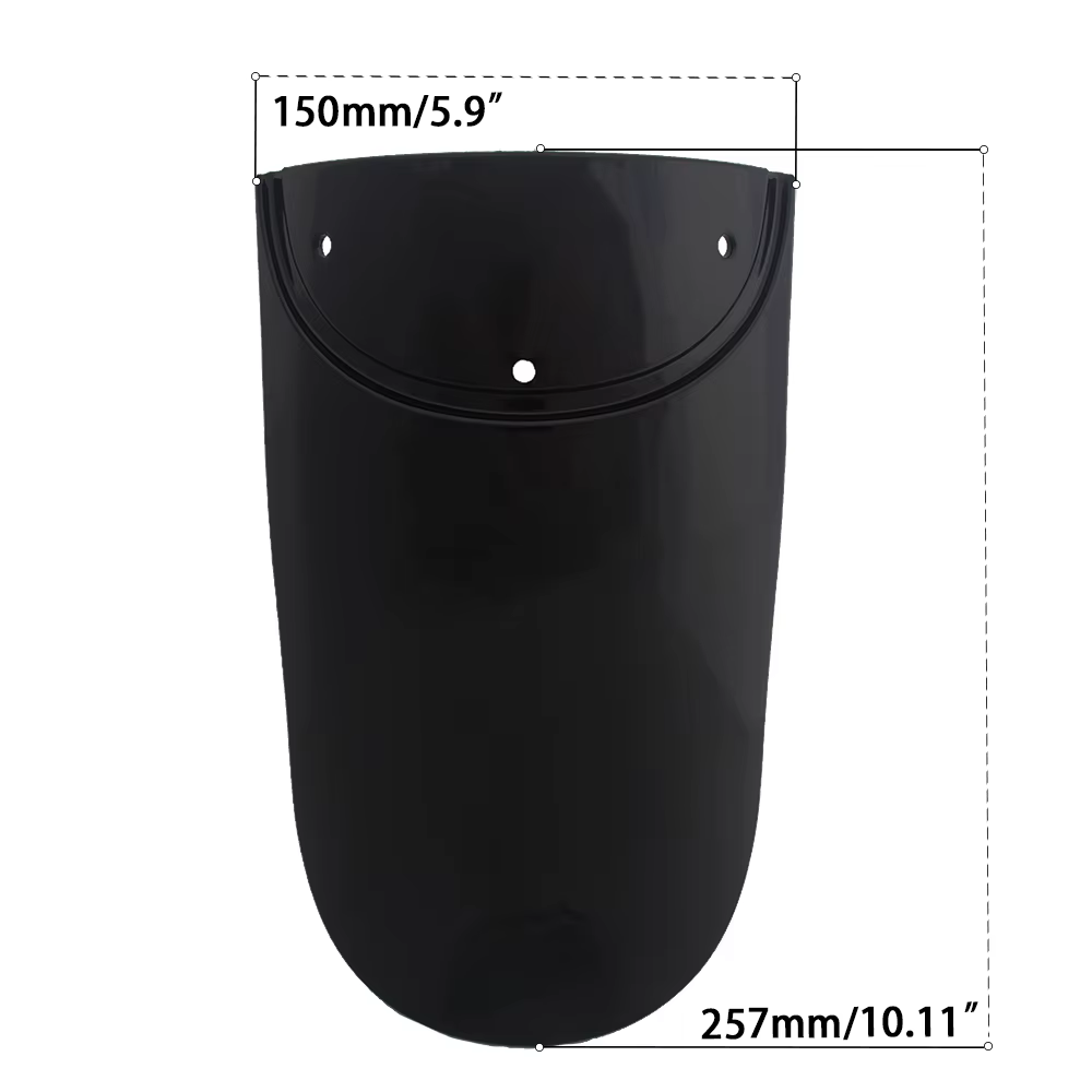 Extension de garde-boue avant de moto, garde-boue ABS, protection contre les éclaboussures, pour BMW R18 100 Years R 18 Classic 2020 2021 2022 2023