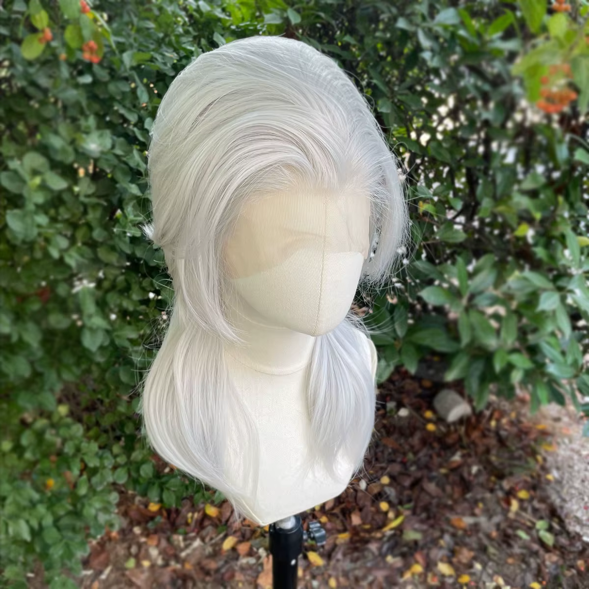 Perruques Lace Front Synthétiques Courtes et Bouclées pour Femme