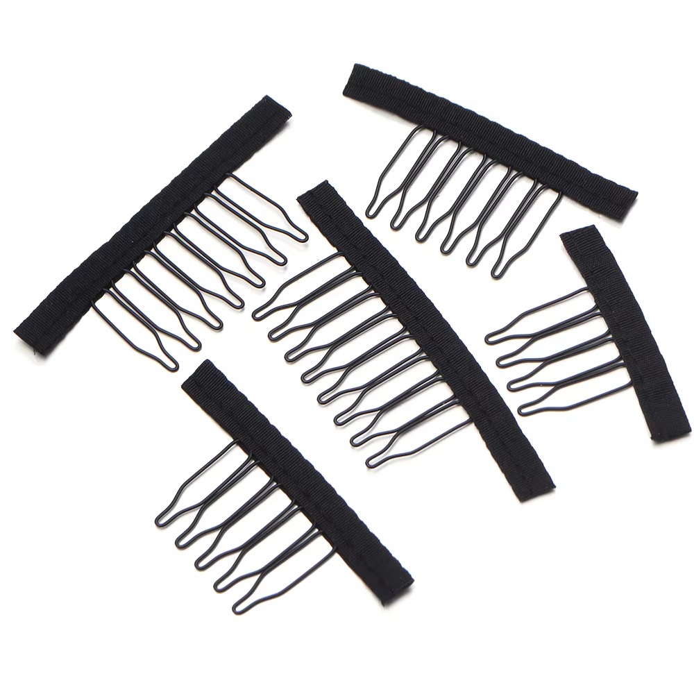 10 clips de peigne pour perruque