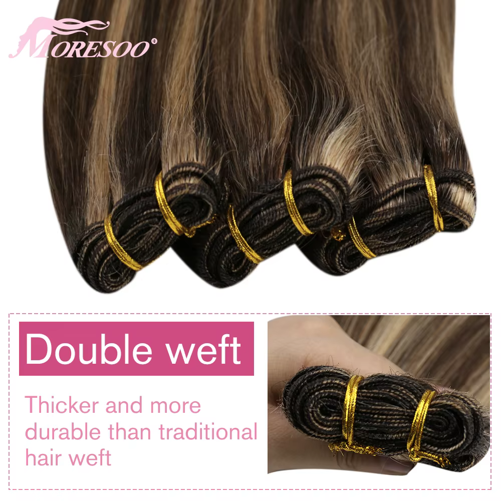 Moreoo – tissage en lot brésilien Remy naturel lisse