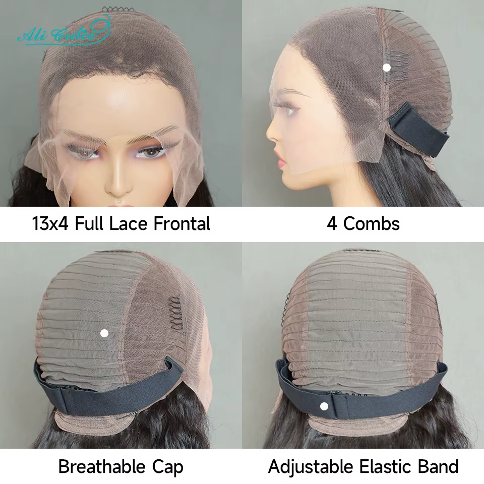 Ali Grace cheveux Bob perruque crépus bouclés