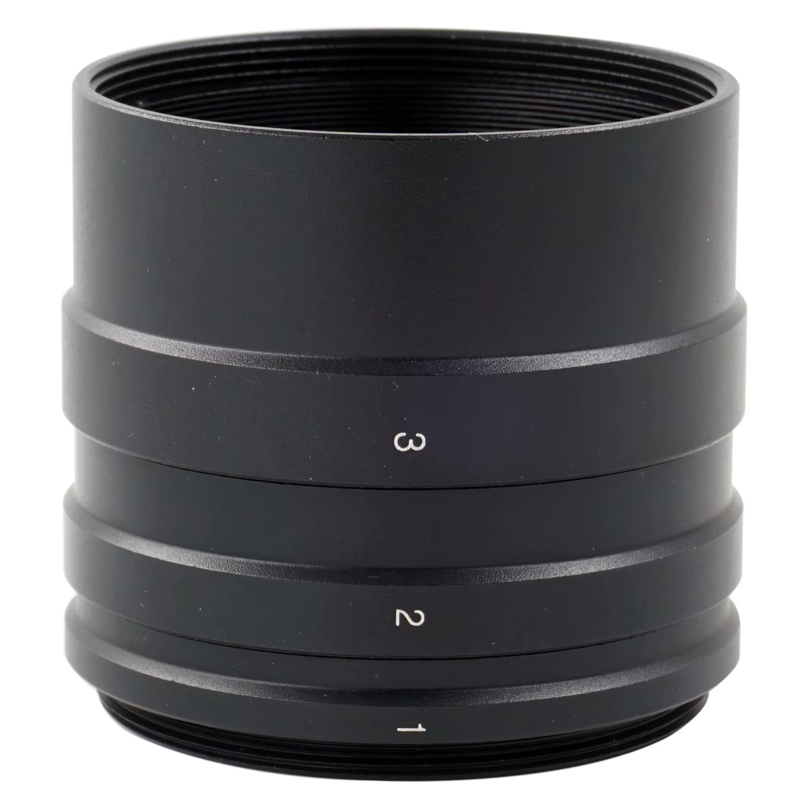 Tube d'extension Partenaires en métal M52, adaptateur d'objectif de caméra, vis 52mm x1, 3 anneaux/jeu