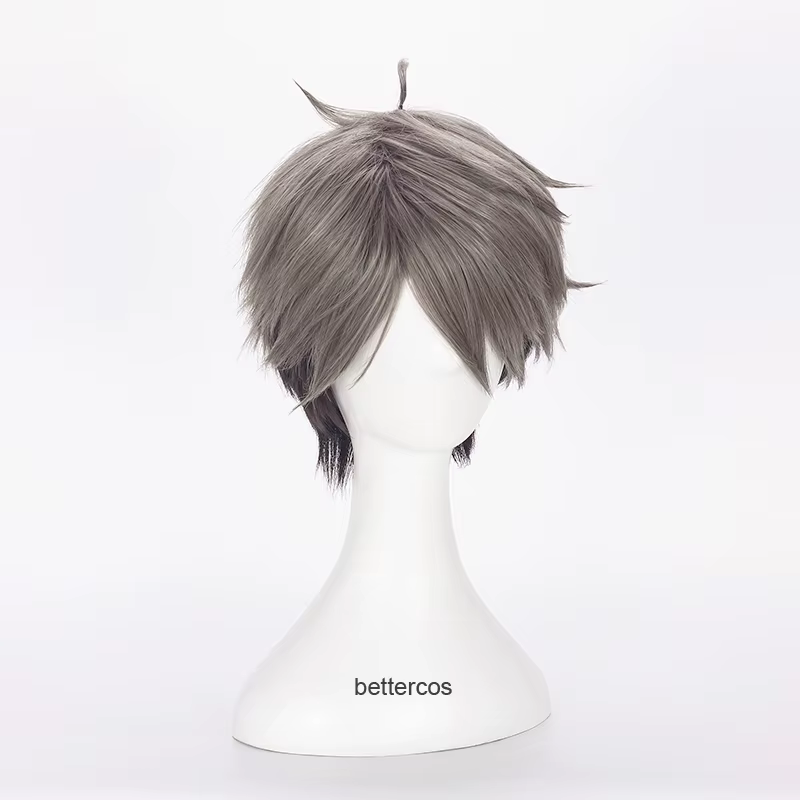 Haikyuu!! Miya Osamu noir marron Cosplay perruque Miya Atsumu court noir blond résistant à la chaleur synthétique cheveux perruque accessoire de déguisement