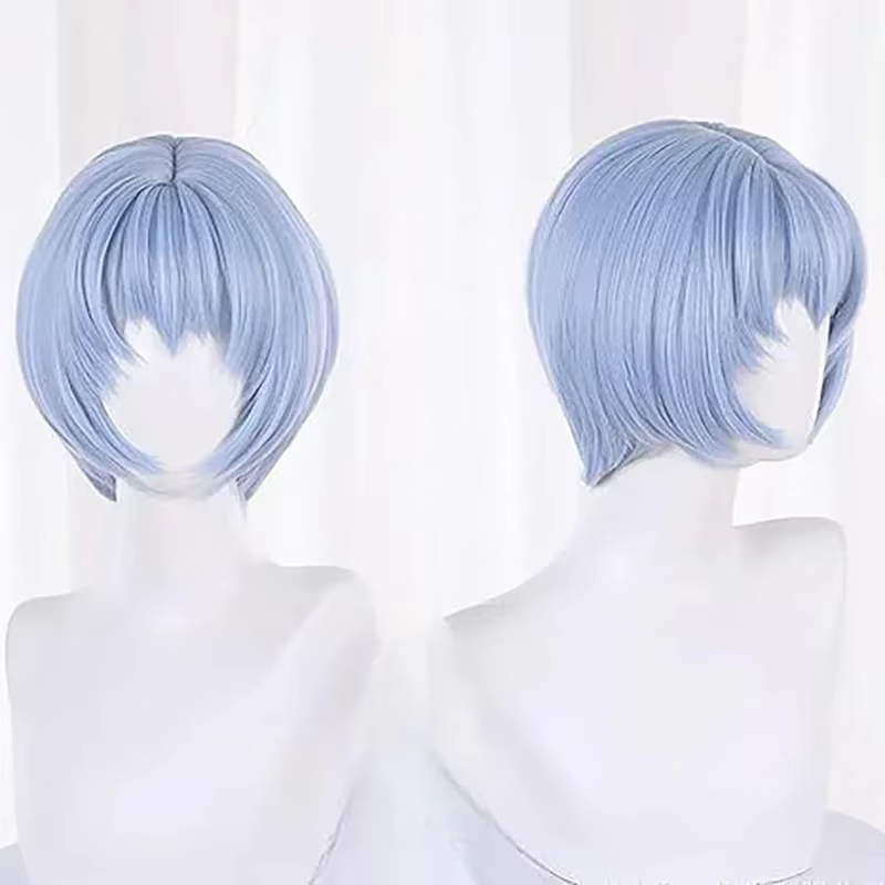 Perruque de Cosplay Anime Rei Ayanami Rei