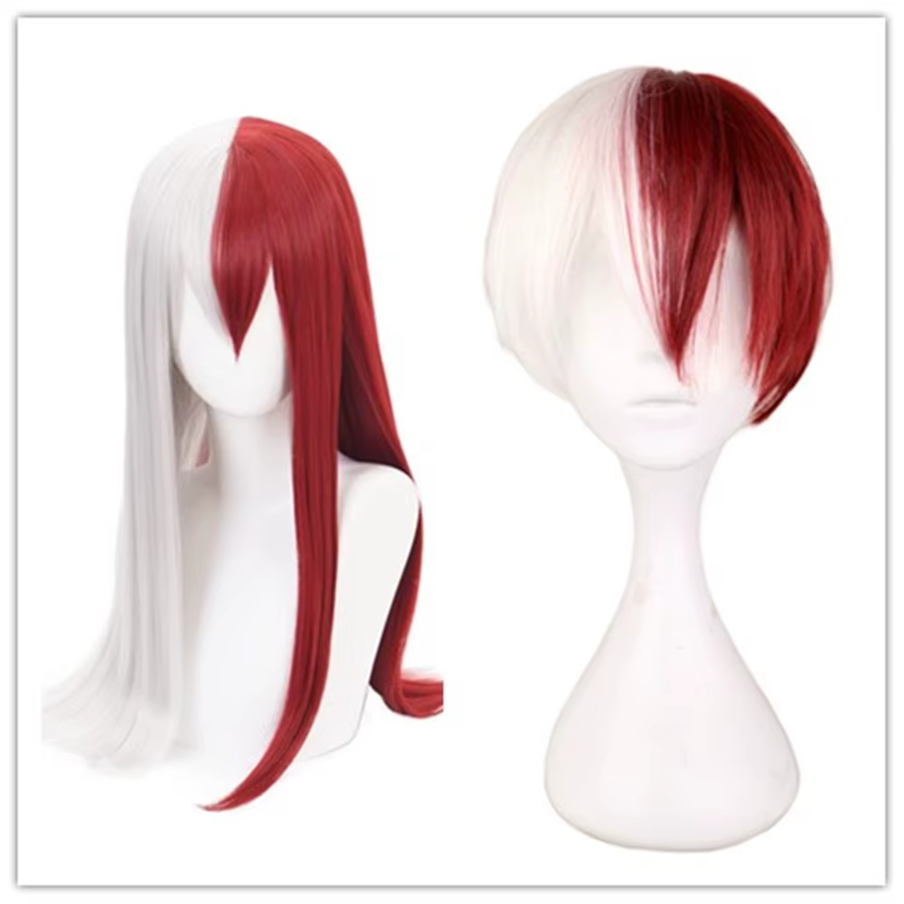 Perruques My Hero Academia Boku no Hiro Akademia Shoto Todoroki Shouto