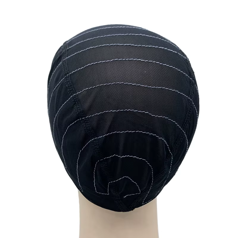 Bonnet de perruque en forme de dôme en maille avec bande sans colle pour débutants, 4x 4/5x 5/13x 4/13x6, fabrication de perruque en dentelle, filet à cheveux idéal pour créer des perruques personnali