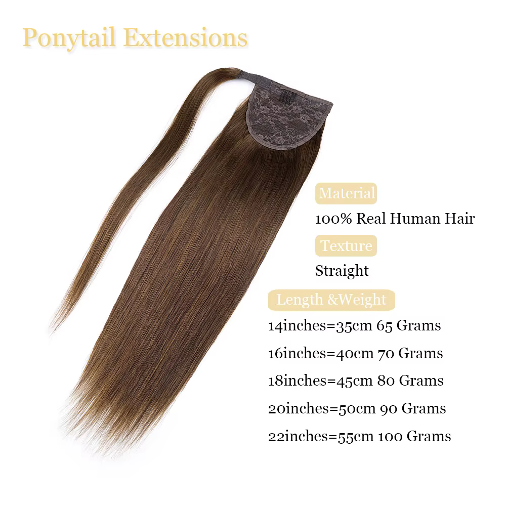 Extensions de cheveux de queue de cheval