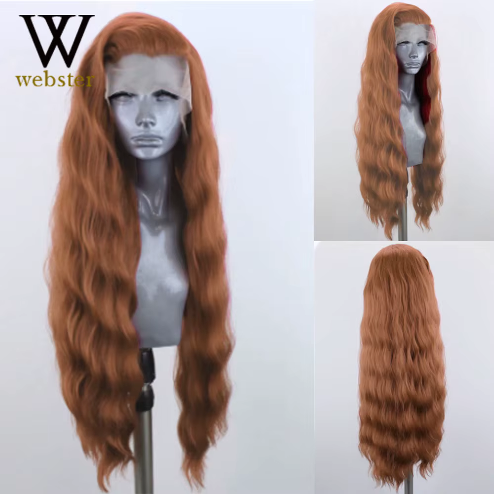 Webster – perruque Lace Front Wig synthétique Blonde