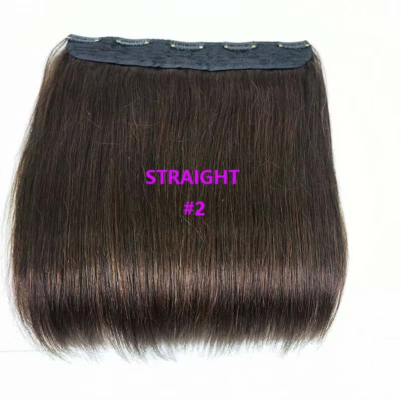 Extensions de cheveux humains à clips pour femmes