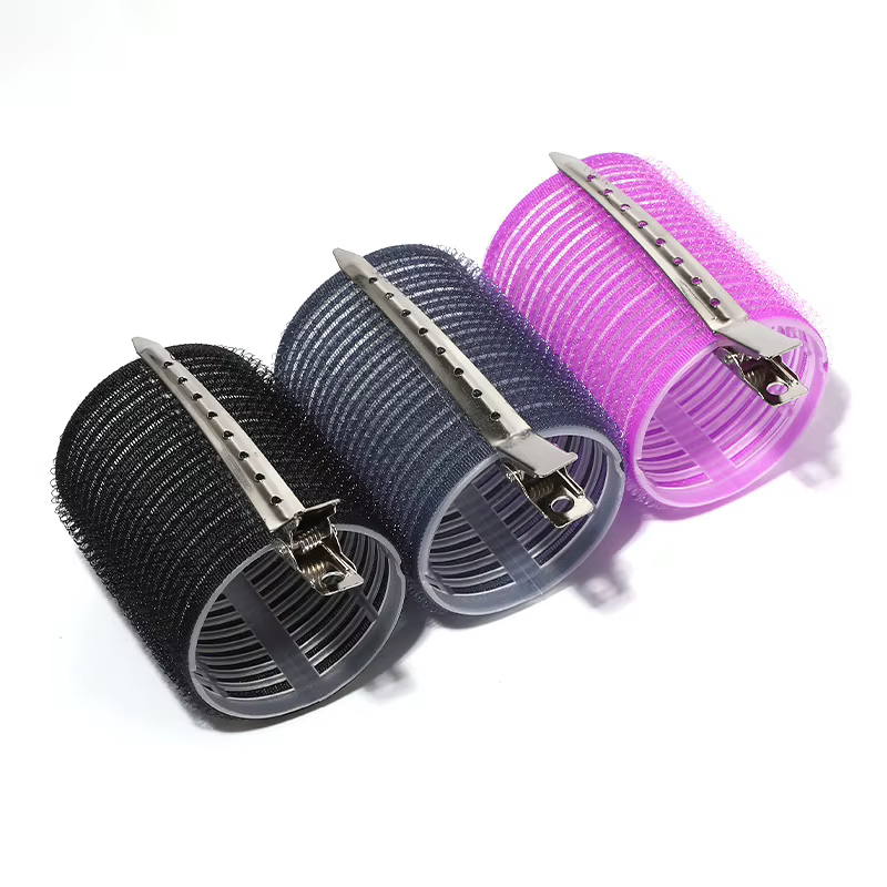 12 pièces bigoudis auto-agrip crochet