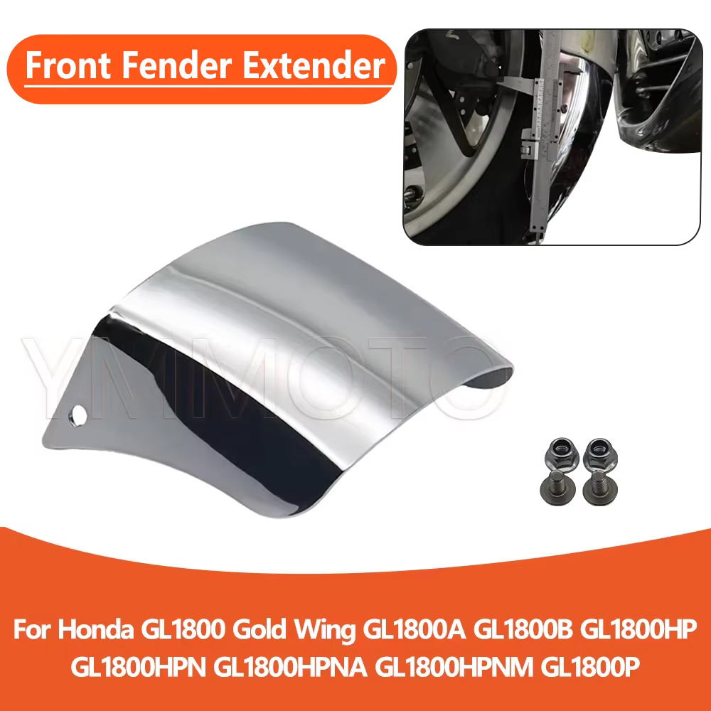 Extension de garde-boue avant chromée pour moto Honda GL1800 GL 1800 2001-2014 2015 2016 2017