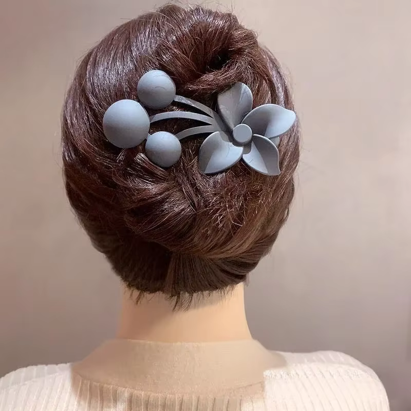 Pince à cheveux fleur élégante pour femme