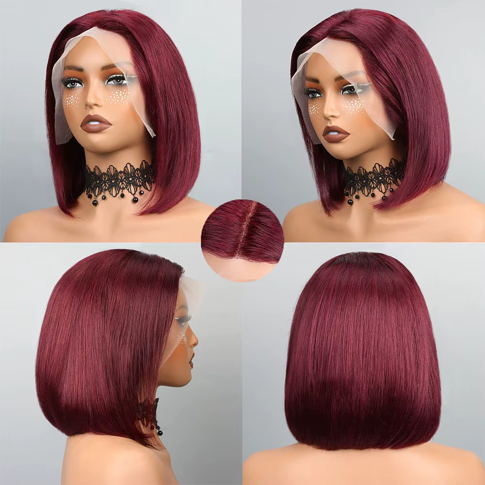 Perruque Bob Lace Frontal Wig naturelle naturelle