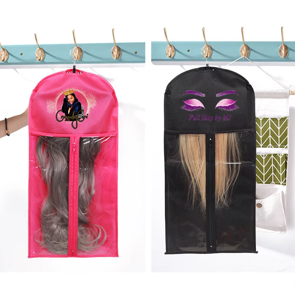 Cintres d'extension de cheveux pour rangement de perruque