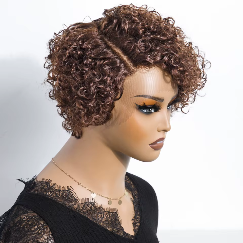 Perruques Lekker colorées 100 % cheveux humains