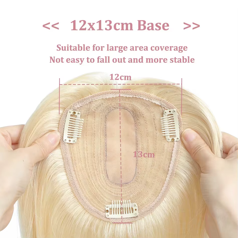 Topper de cheveux 100% humains, vendeur chaud en gros | Postiche à clipser | Article à déplacement rapide | Expédition prioritaire pour Dropshipping