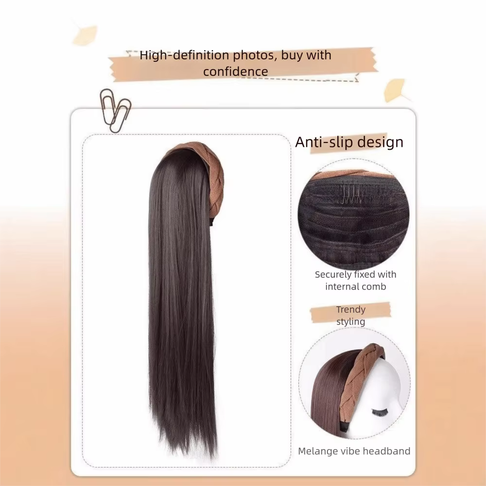 Extension capillaire synthétique longue et bouclée