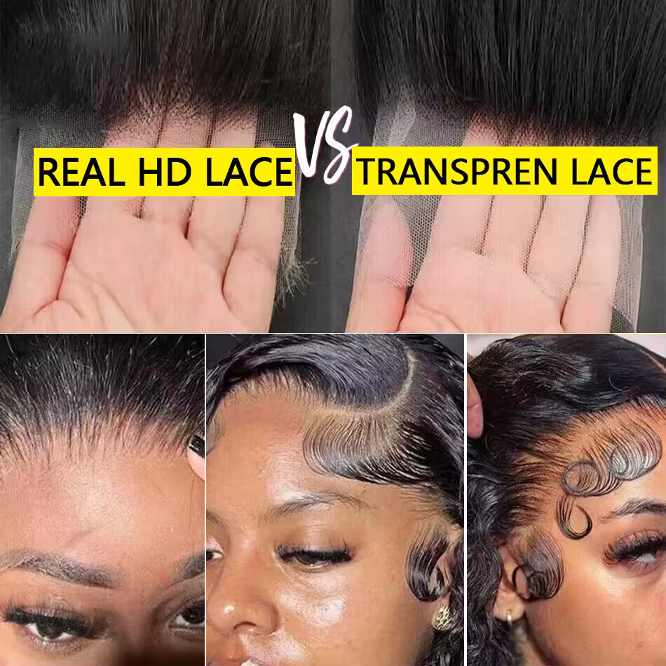 Perruque Lace Frontal Wig naturelle bouclée
