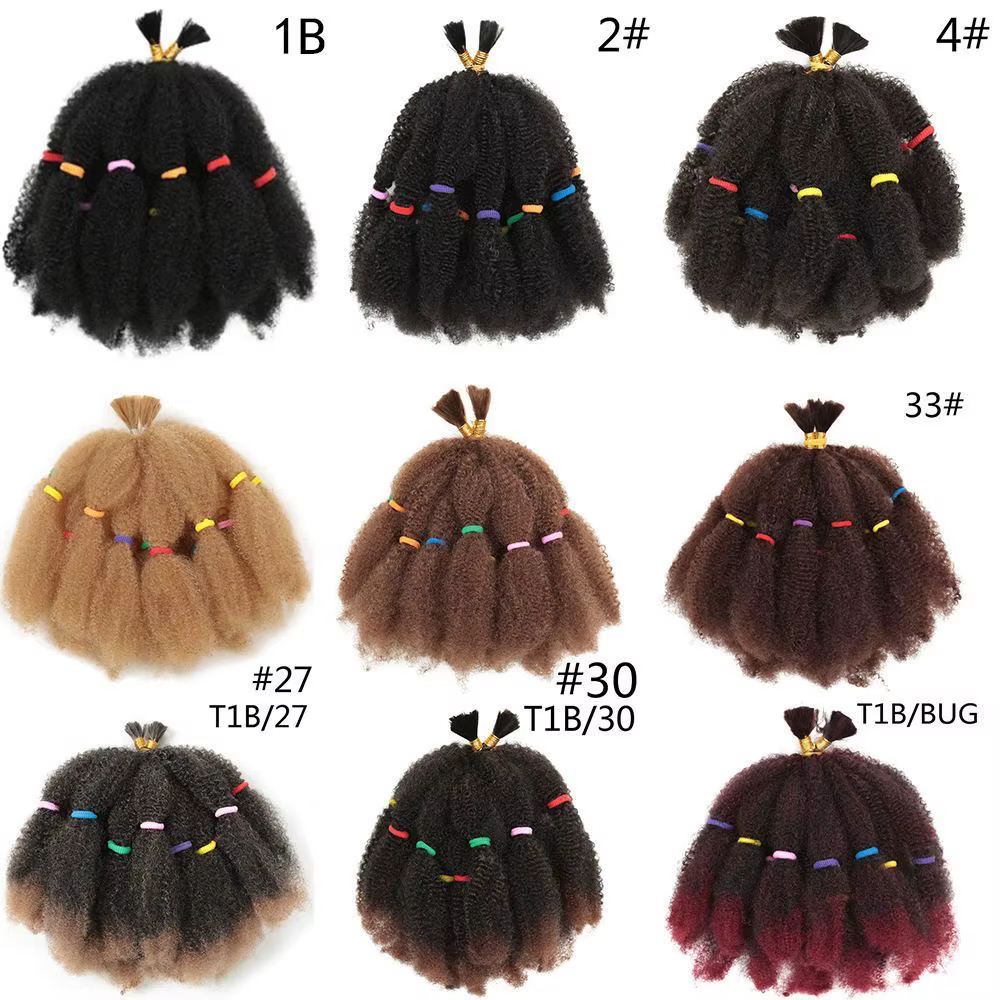 Extensions de tresses bouclées Afro Kinky Wave