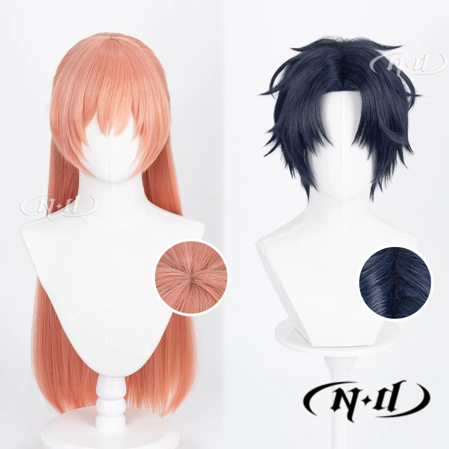 Perruques et postiches de cosplay ND Brand Momose Narumi Fujimoto Hirotaka Wotakoi: Love is Hard for Otaku pour les cosplayeurs de Comic-con