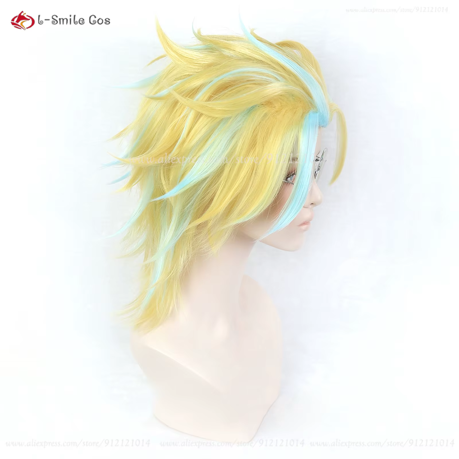 Perruque de Cosplay Anime Haitani Rindo