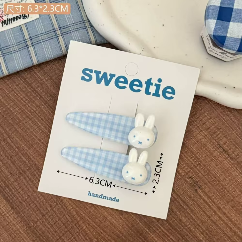 Pince à cheveux BB Miffy Lapin de dessin animé mignon