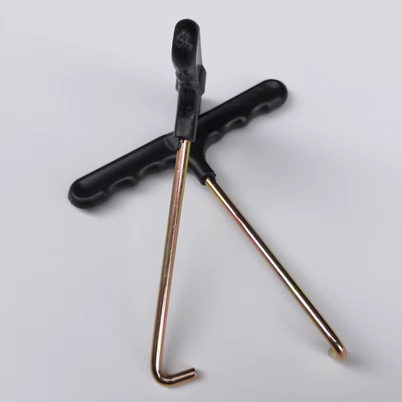 Outil de rainure de ressort de tramimmersion, crochet en T, extracteur d'extracteur de cheville de tente, 1PC