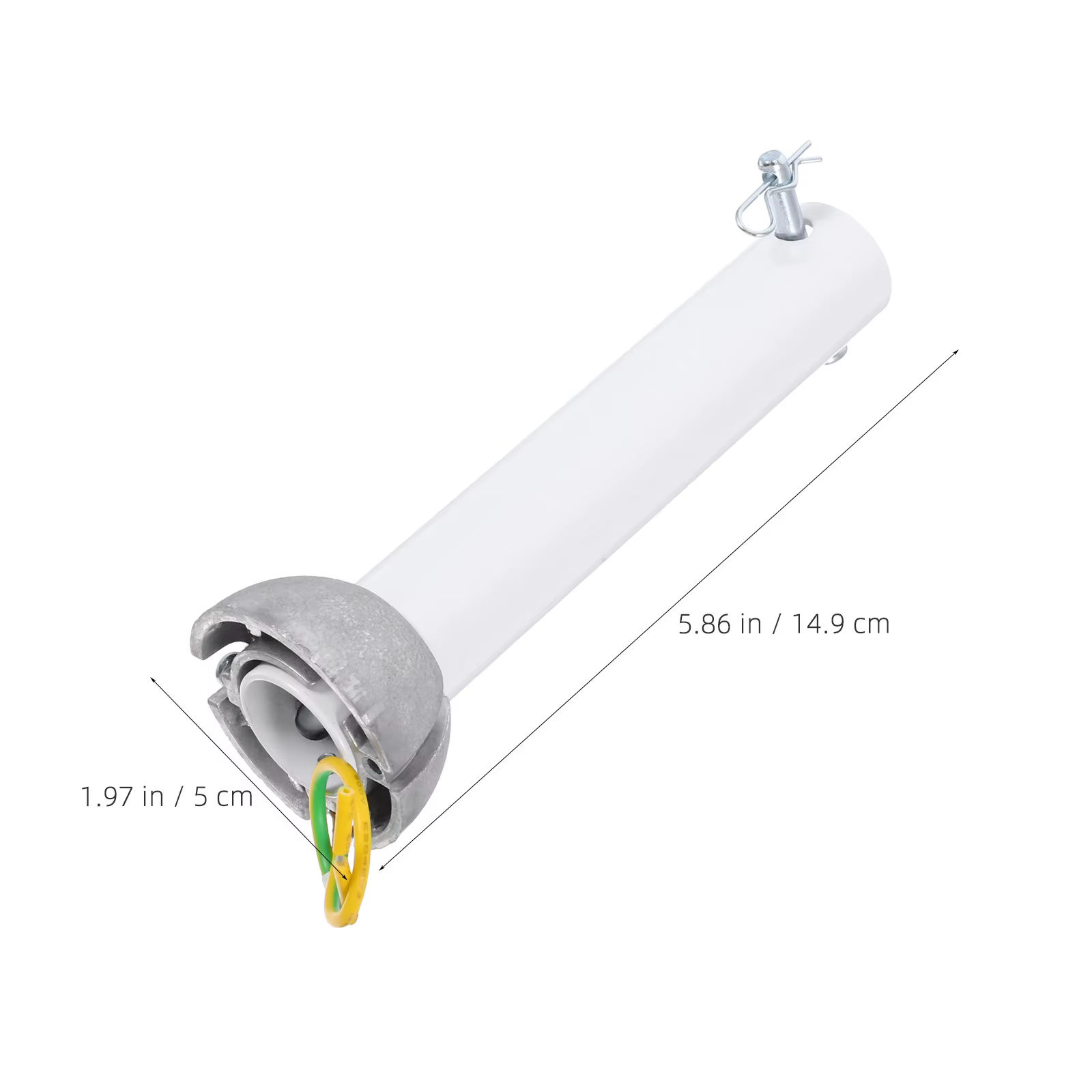 Tige d'extension universelle robuste pour ventilateur de plafond, tige de descente métallique longue compatible avec toutes les marques, réduit les oscillations, améliore le décor