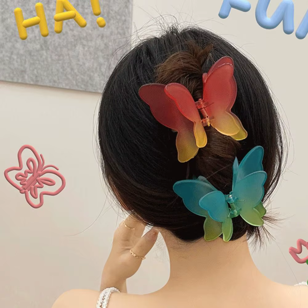 Barrettes papillon coréennes pour femmes et filles