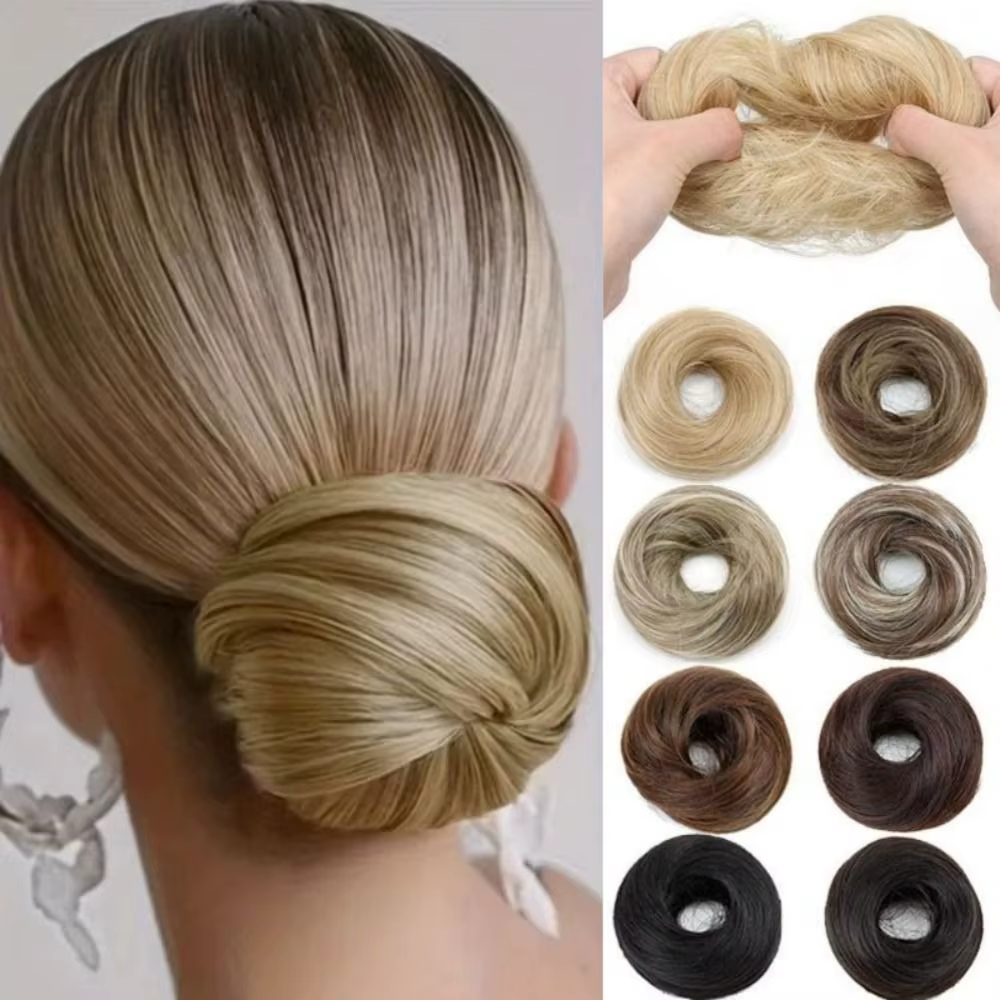 Chignon synthétique élégant et désordre