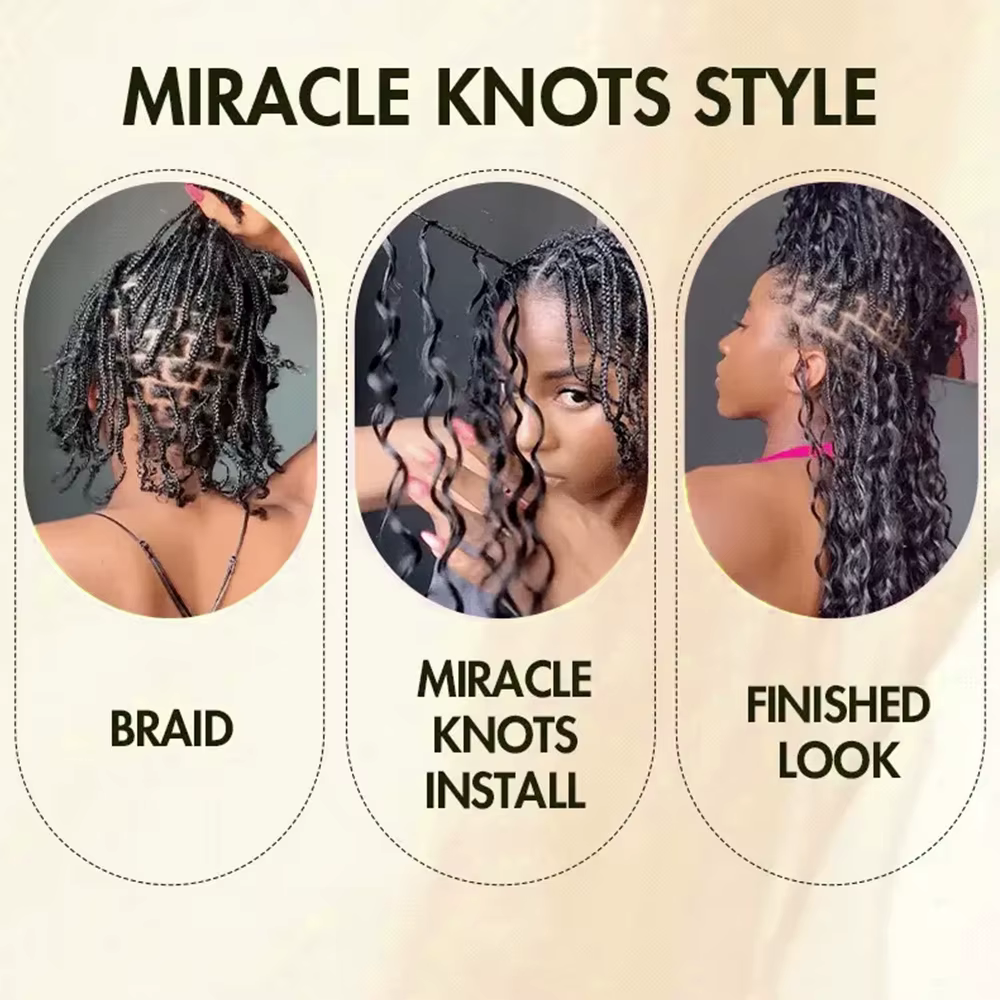 7 paquets de 350g d'extensions de cheveux bouclés afro au crochet