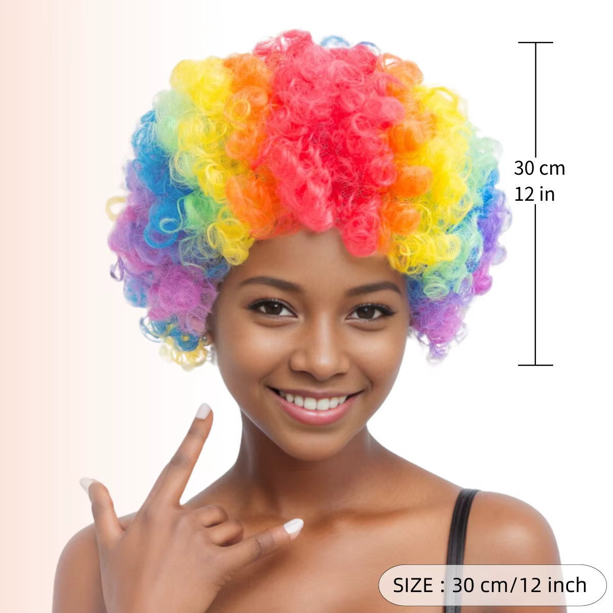 Perruque colorée pour femmes et hommes
