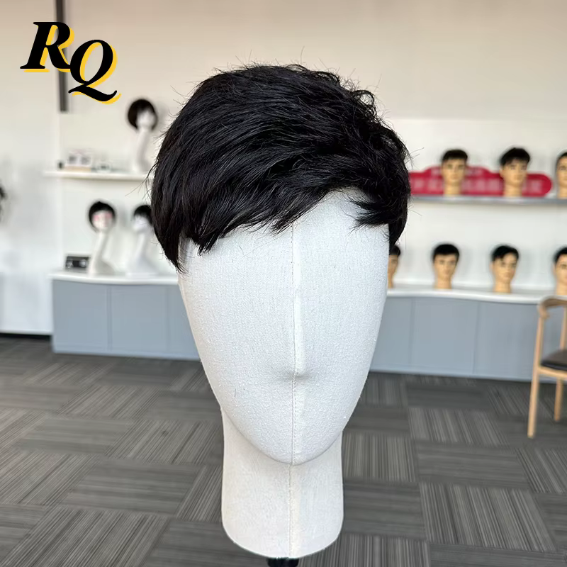 Perruque toupet capillaire pour hommes