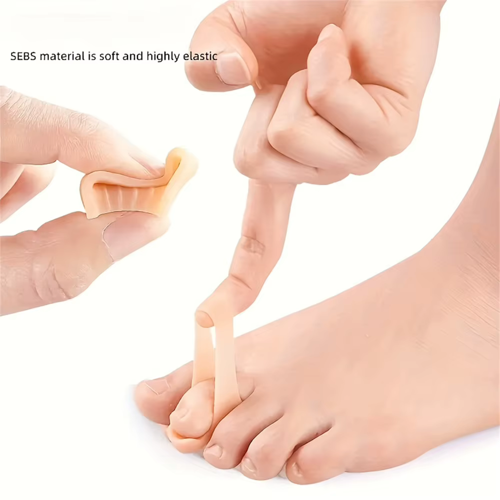 Redresseur d'orteils, Correcteur d'orteils en marteau, Protecteur d'orteils superposés, Séparateur d'orteils, Coussinet orthopédique pour pied, Orthèse pour l'incurvation des orteils