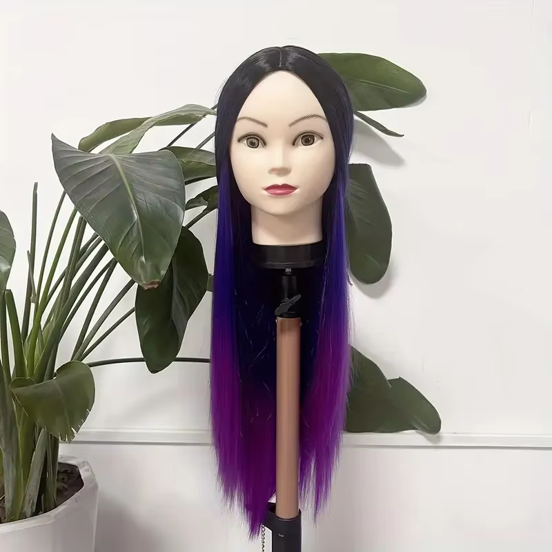 Tête de mannequin chauve-mannequin de formation en cosmétologie professionnelle chauve pour la fabrication de perruques
